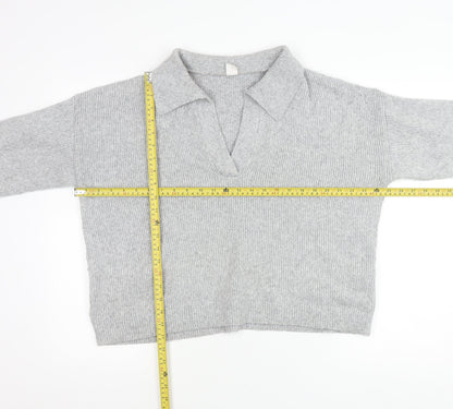 Womens UK Size L Gilly Hicks Grey Pullover Jumper