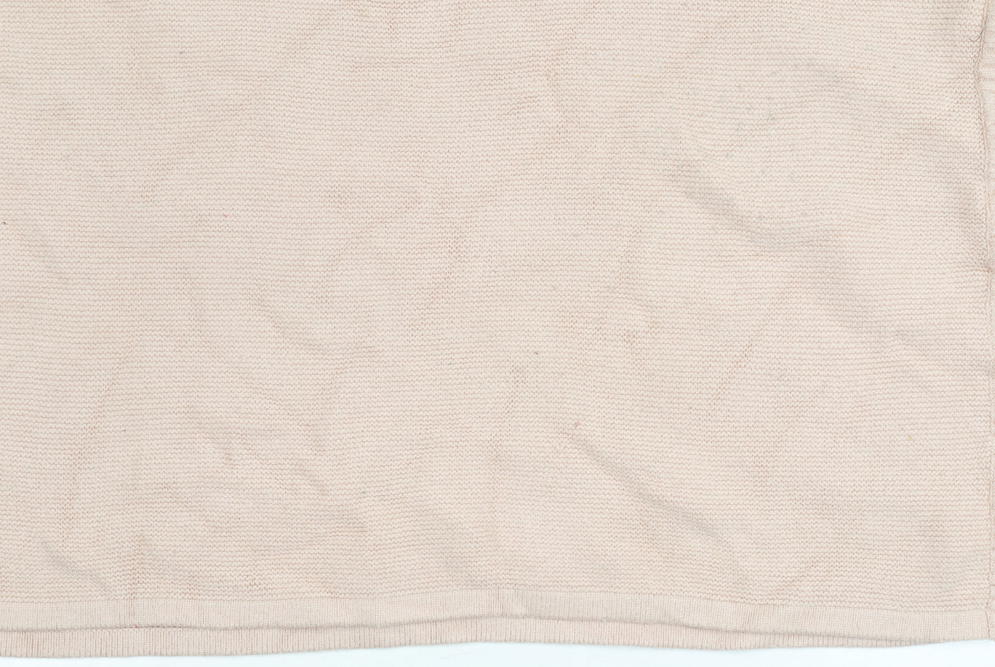 Marla Wynne Women’s Beige Mock Neck Pullover Jumper Size M