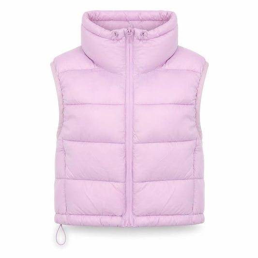 Womens UK Size S Zara Pink Puffer Jacket