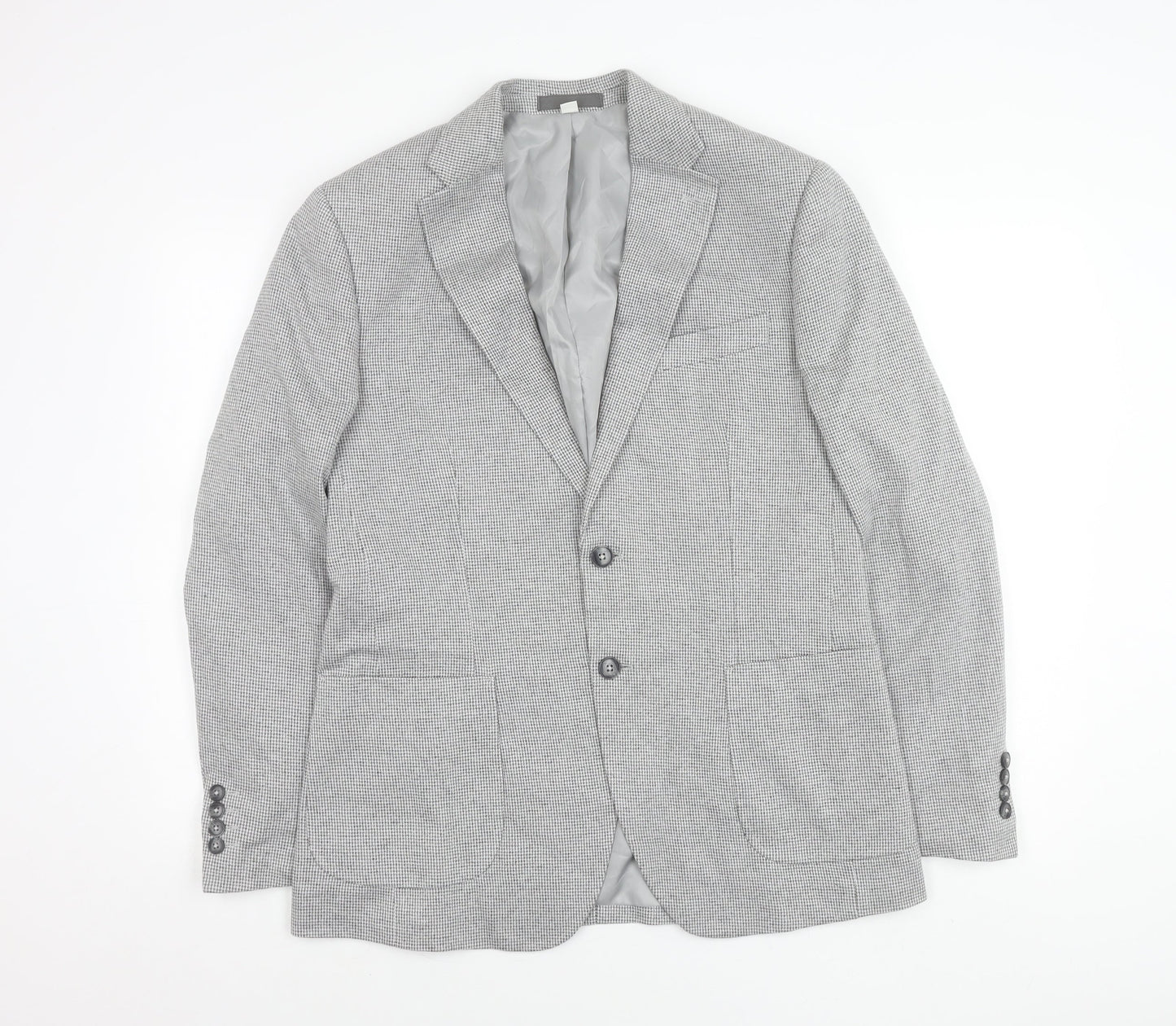Mens UK Size 40 Marks and Spencer Regular Grey Suit Jacket