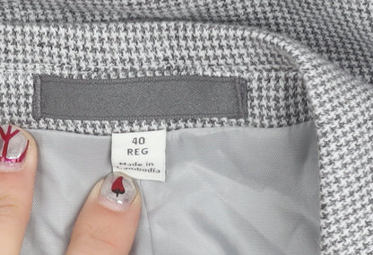 Mens UK Size 40 Marks and Spencer Regular Grey Suit Jacket