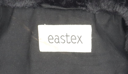 Womens UK Size 12 Eastex Black Overcoat