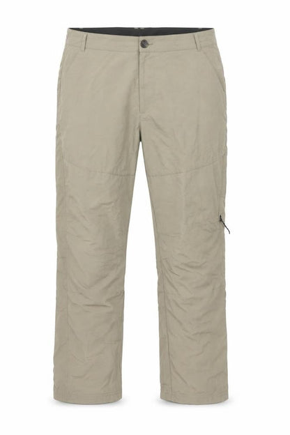 Front view of TOG24 men’s beige walking trousers, size 16, hiking outdoor