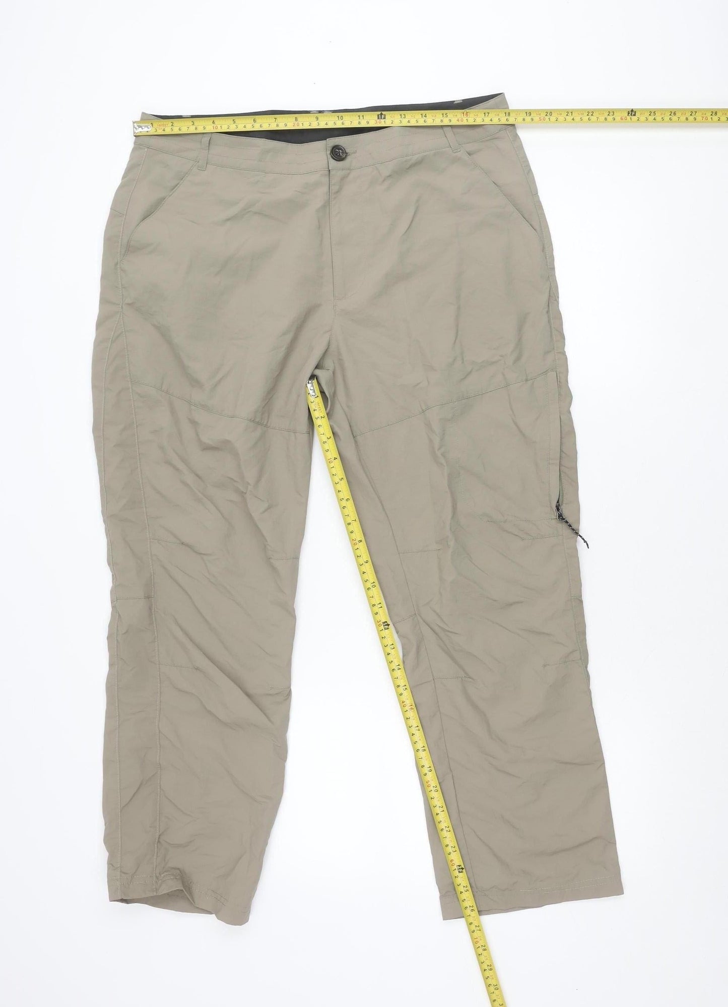 Tog Twenty Four Mens Beige Walking Trousers Size 16 Hiking Outdoor