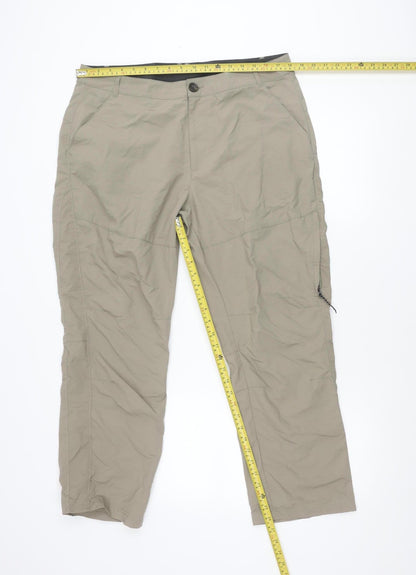 Tog Twenty Four Mens Beige Walking Trousers Size 16 Hiking Outdoor