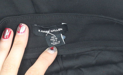 Karen Millen Women’s Black Size 8 Pencil Skirt Workwear Formal