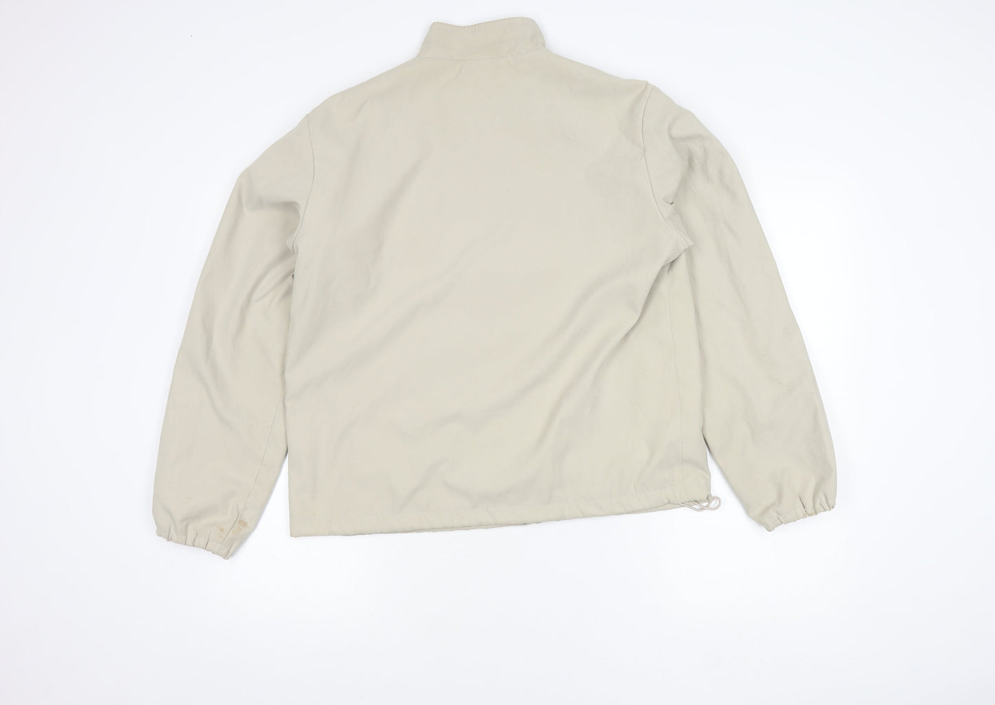 Olympus Womens Beige Size 14 Full Zip Casual Jacket