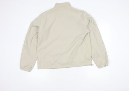 Olympus Womens Beige Size 14 Full Zip Casual Jacket