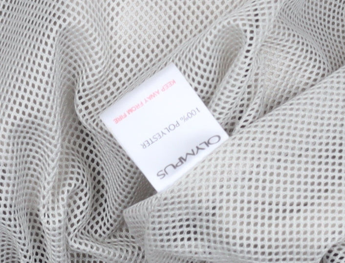 Olympus Womens Beige Size 14 Full Zip Casual Jacket