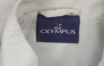 Olympus Womens Beige Size 14 Full Zip Casual Jacket