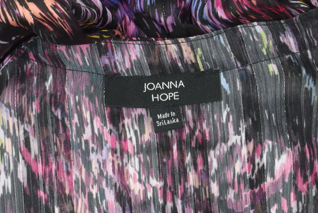 Joanna Hope Women's Multicoloured Plus Size 24 Blouson Chiffon Dress