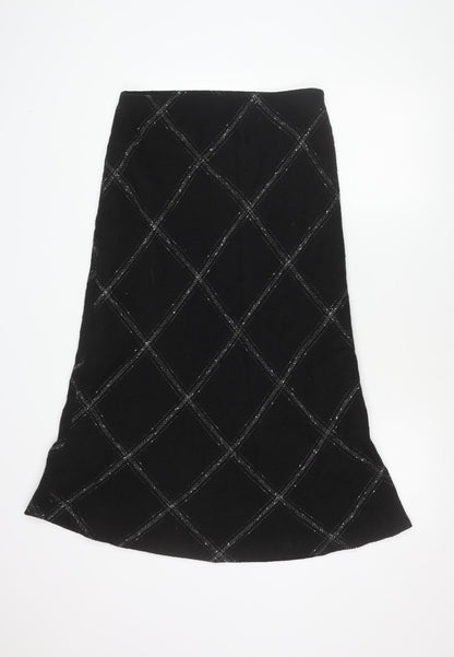 Alex & Co Women’s Black Wool Blend Pencil Skirt Size 14