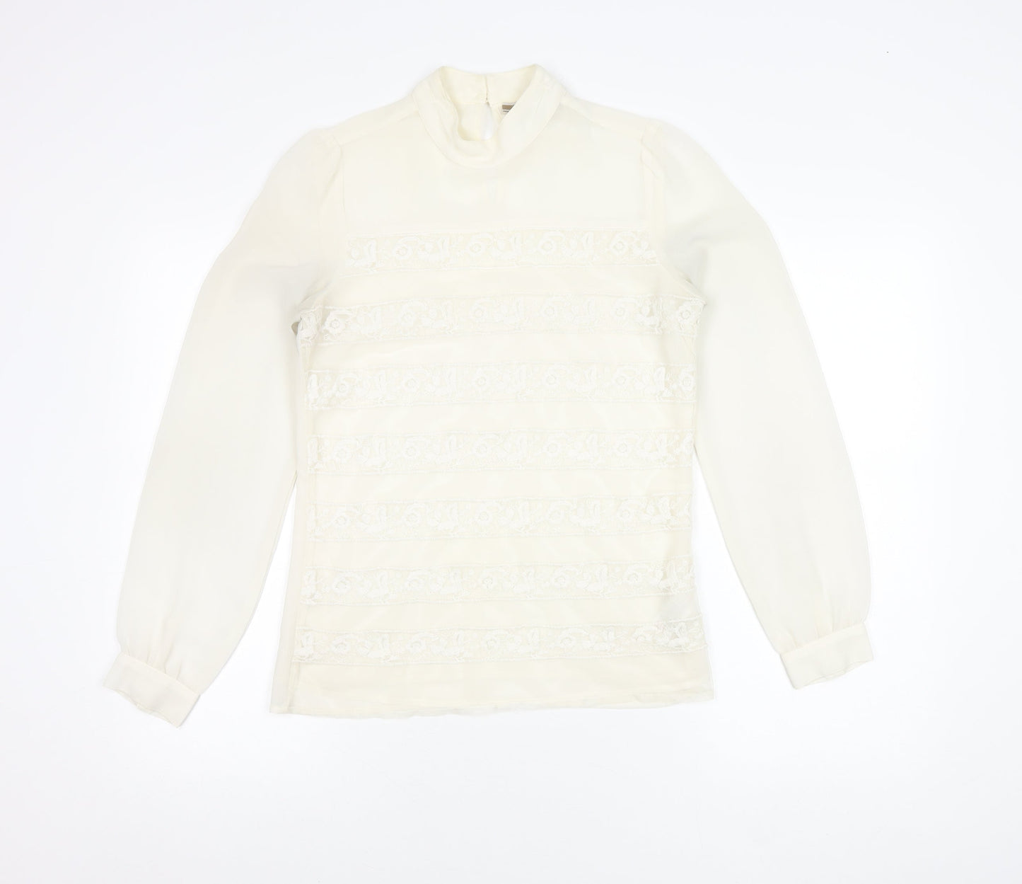 Womens UK Size 6 NEXT Ivory Tunic Blouse