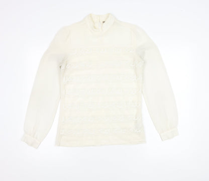 Womens UK Size 6 NEXT Ivory Tunic Blouse