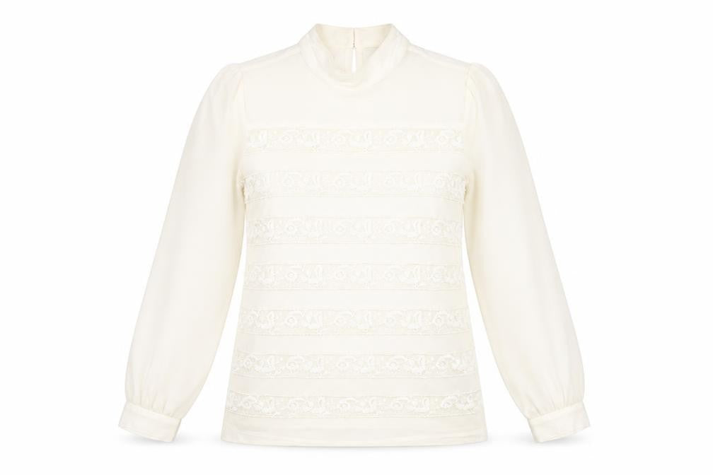 Womens UK Size 6 NEXT Ivory Tunic Blouse