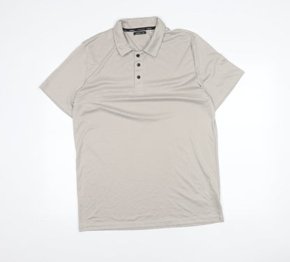 Outhorn Men’s Beige Polo Shirt XL Short Sleeve Moisture Wicking