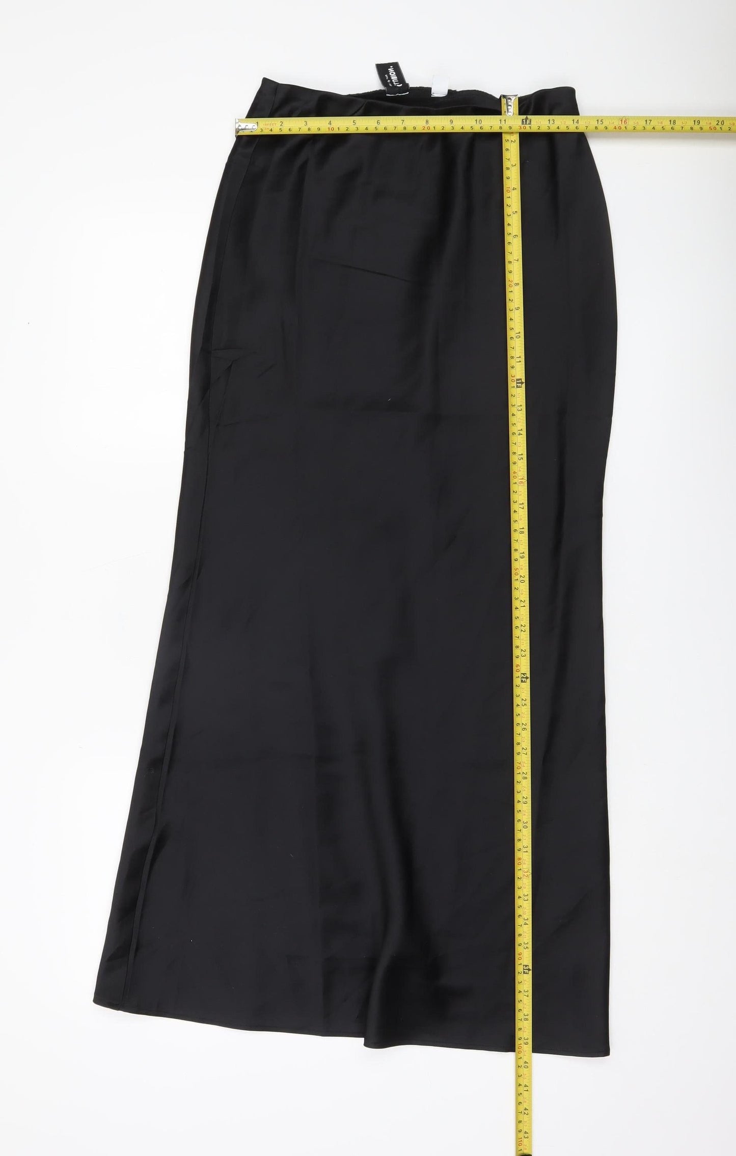 Collusion Women’s Black Size 8 Long Straight Pencil Skirt