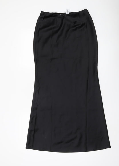 Collusion Women’s Black Size 8 Long Straight Pencil Skirt