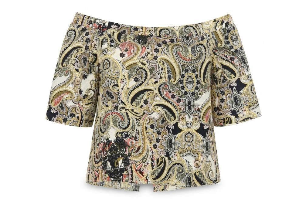 Womens UK Size 12 River Island Multicoloured Tunic Blouse