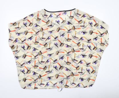 Womens UK Size 10 Monsoon Multicoloured Tunic Blouse