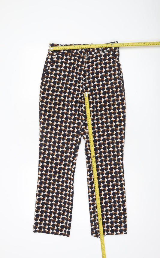 Womens UK Size 6 H&M Slim Fit CasualParty/CocktailTravel Multicoloured Trousers