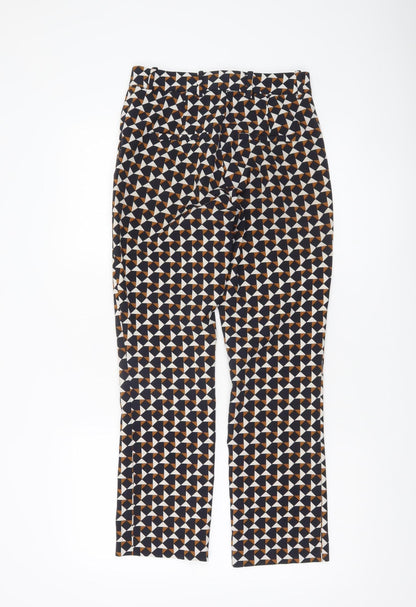 Womens UK Size 6 H&M Slim Fit CasualParty/CocktailTravel Multicoloured Trousers