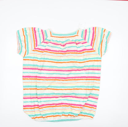 Womens UK Size 16 M&Co Multicoloured Basic T-Shirt