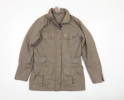 Hawkshead Heritage Womens Brown Size 12 Military Jacket