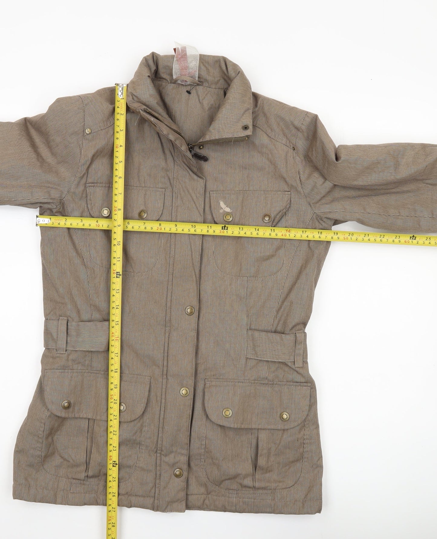 Hawkshead Heritage Womens Brown Size 12 Military Jacket