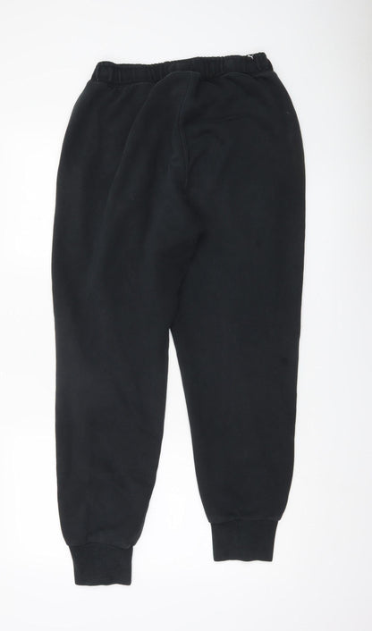 Puma Men’s Black Jogger Sweatpants M Regular Fit Logo Sportswear