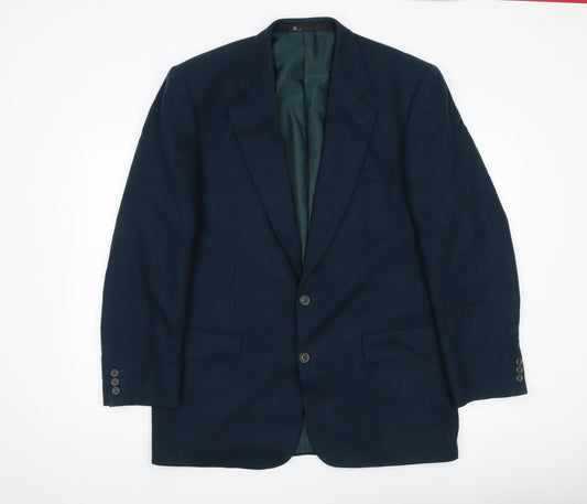 Mens UK Size 42 BHS Regular Blue Suit Jacket