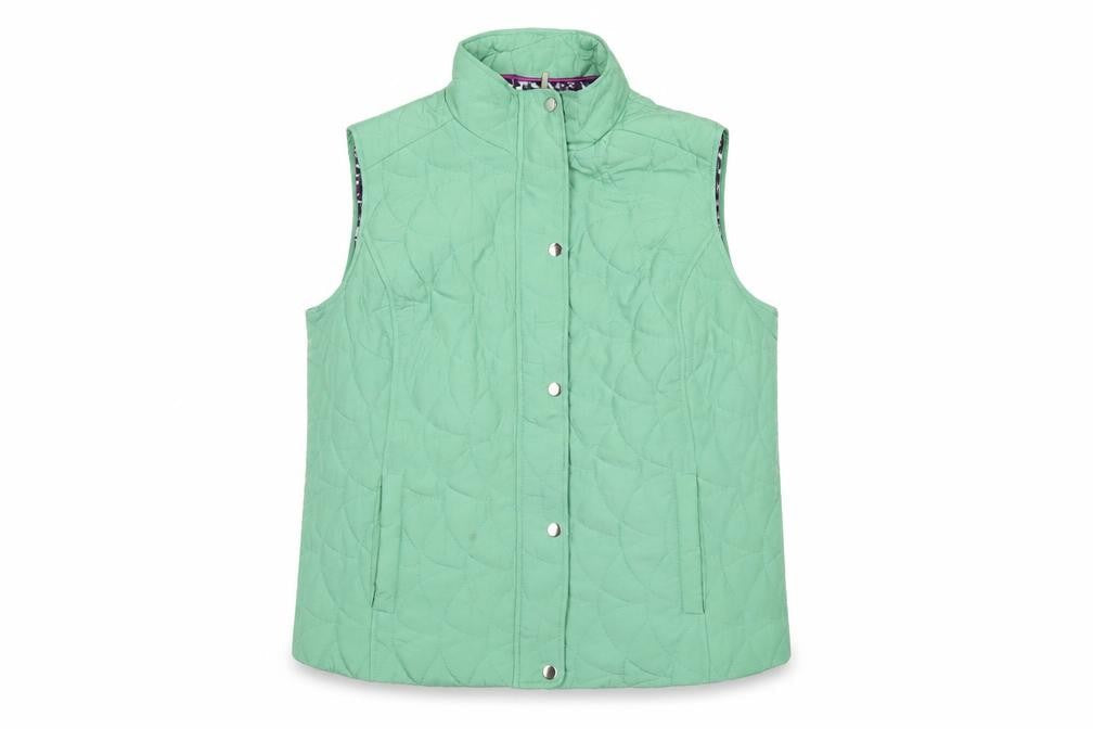 Womens UK Size M Honor Millburn Green Quilted Coat