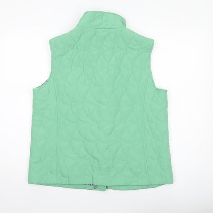 Womens UK Size M Honor Millburn Green Quilted Coat