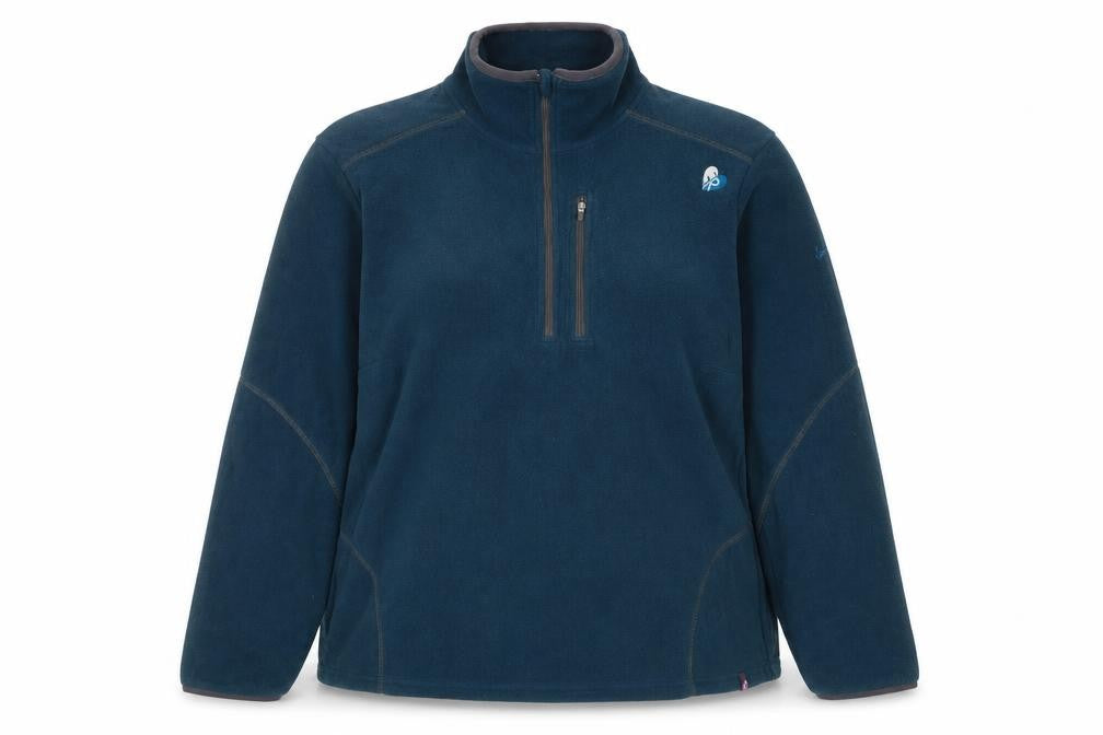 Rockfish Riders Womens Blue XL Fleece 1/4 Zip Sweatshirt Pullover