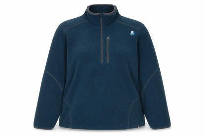 Rockfish Riders Womens Blue XL Fleece 1/4 Zip Sweatshirt Pullover