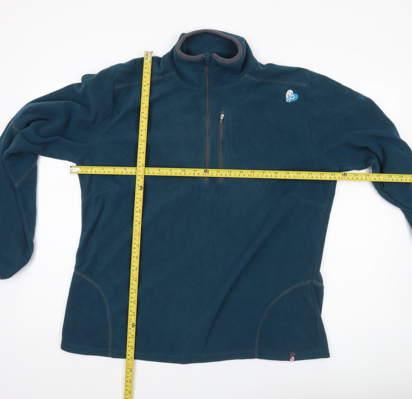 Rockfish Riders Womens Blue XL Fleece 1/4 Zip Sweatshirt Pullover