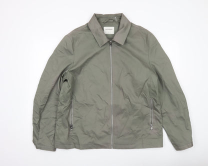 Marks and Spencer Autograph Men's Green XL Casual Zip Jacket