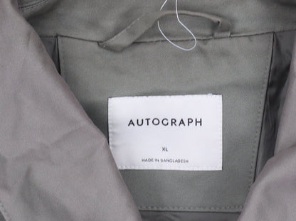 Marks and Spencer Autograph Men's Green XL Casual Zip Jacket