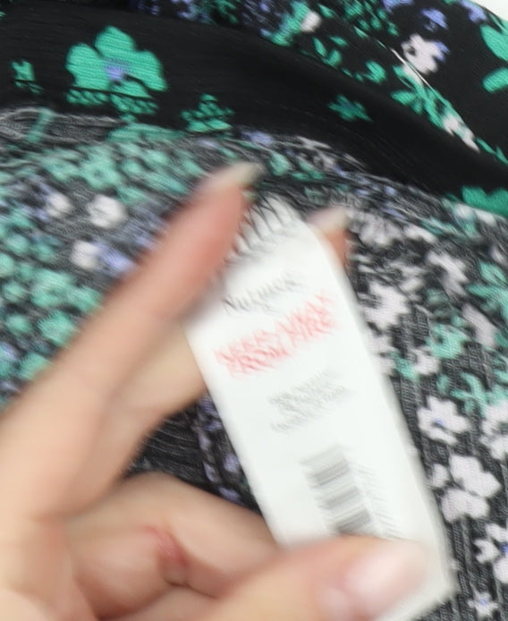 Nutmeg Women’s Multicoloured Floral Midi Fit & Flare Dress Size 8