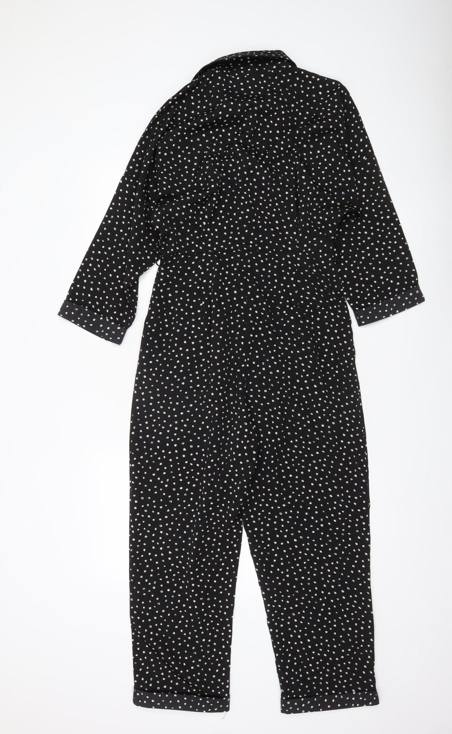 AX Paris Women’s Black White Polka Dot Jumpsuit Size 8