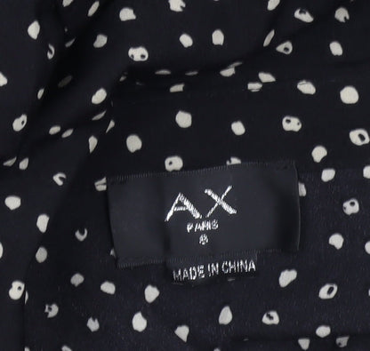 AX Paris Women’s Black White Polka Dot Jumpsuit Size 8
