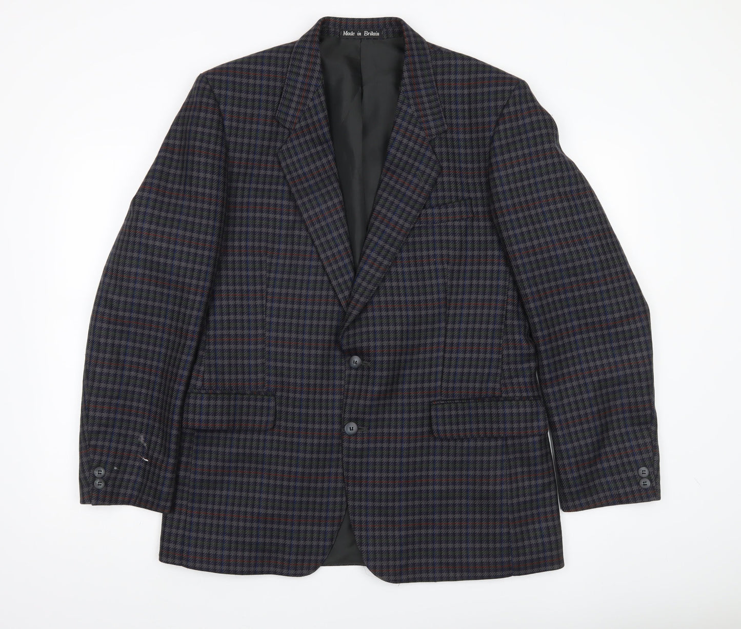 Mens UK Size 40 Brook Taverner Regular Multicoloured Suit Jacket