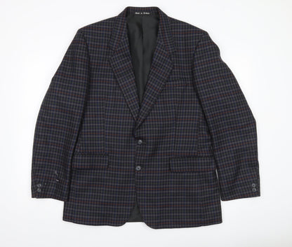 Mens UK Size 40 Brook Taverner Regular Multicoloured Suit Jacket
