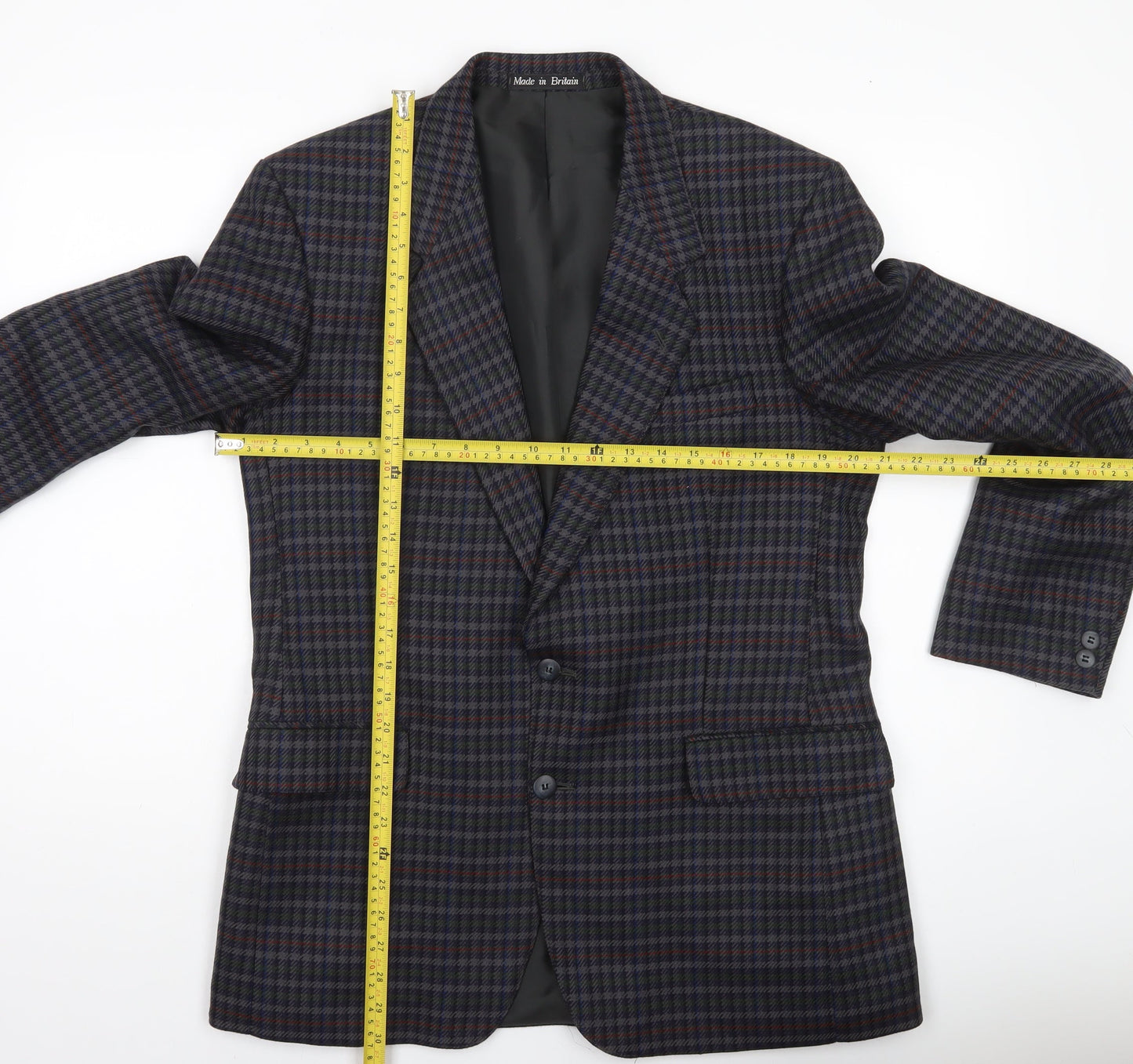 Mens UK Size 40 Brook Taverner Regular Multicoloured Suit Jacket