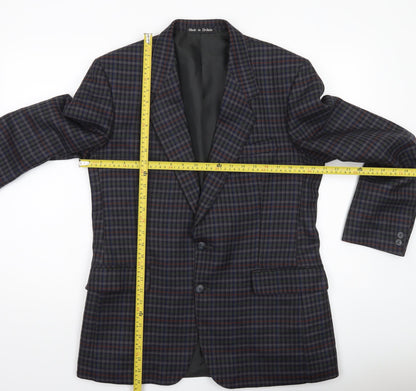 Mens UK Size 40 Brook Taverner Regular Multicoloured Suit Jacket
