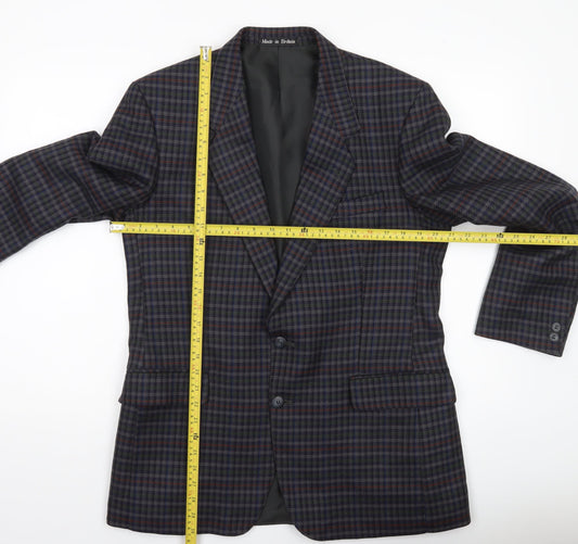 Mens UK Size 40 Brook Taverner Regular Multicoloured Suit Jacket