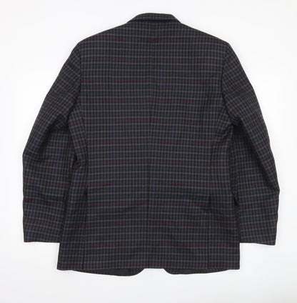 Mens UK Size 40 Brook Taverner Regular Multicoloured Suit Jacket