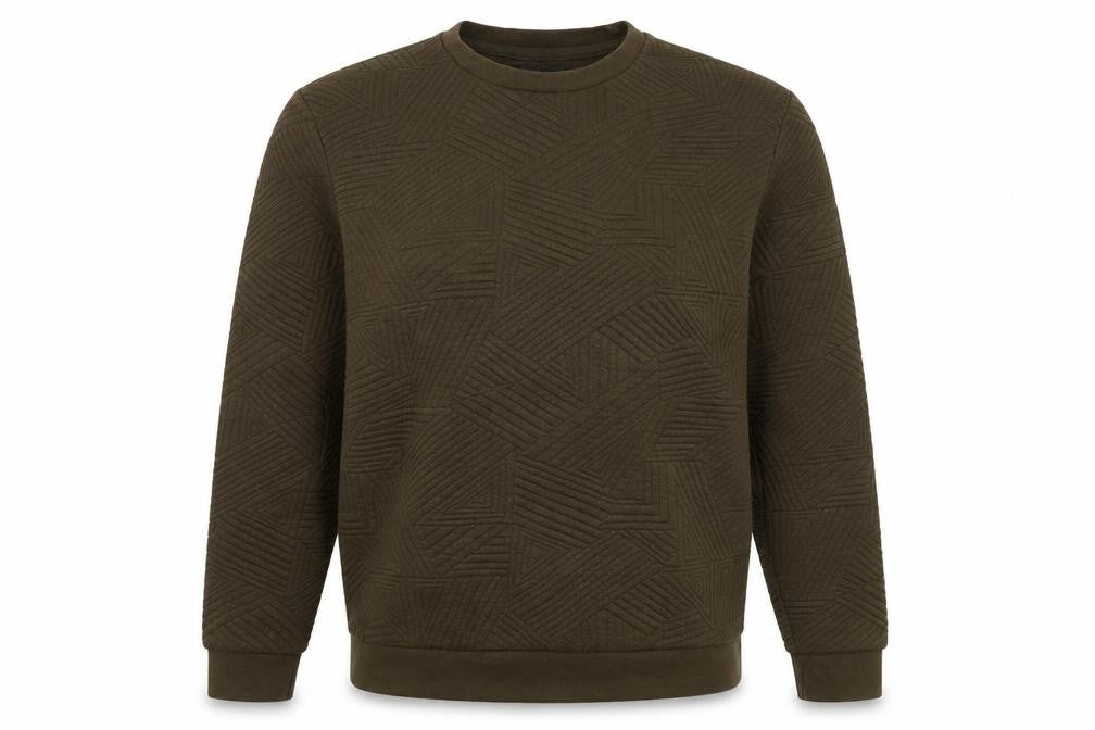 Mens UK Size M Zara Man Green Pullover Sweatshirt
