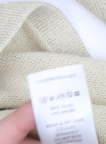 Womens UK Size XL Bonmarché Beige Pullover Jumper