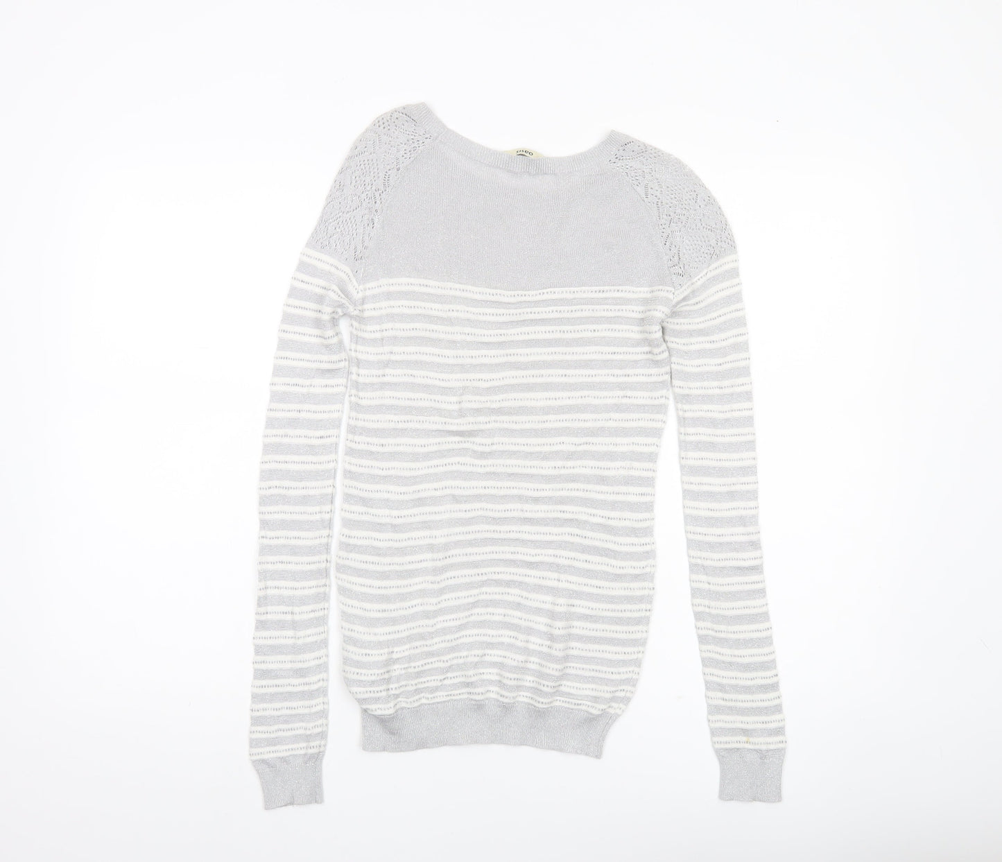 Womens UK Size XS Oasis Grey Pullover Jumper